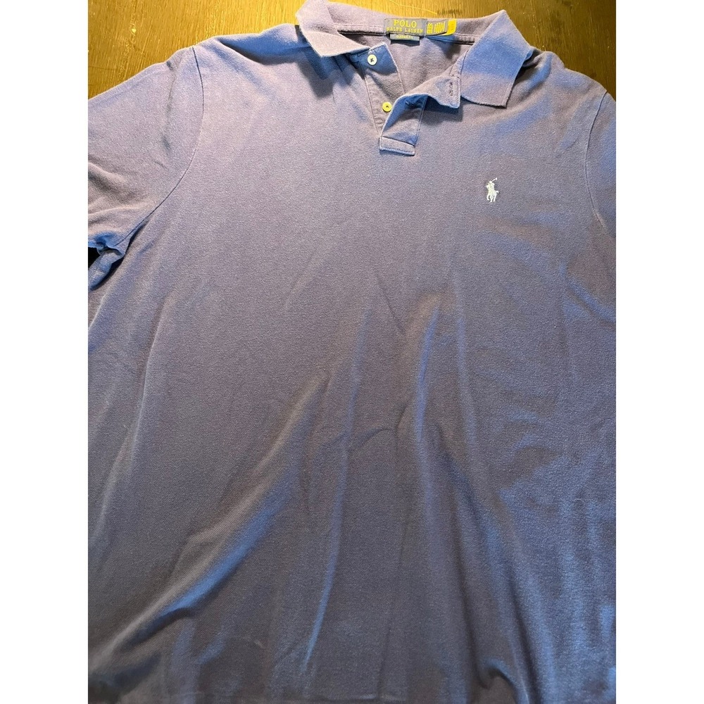 Polo Ralph Lauren Classic‎ Fit Mens XXL Blue Short Sleeve Polo Shirt